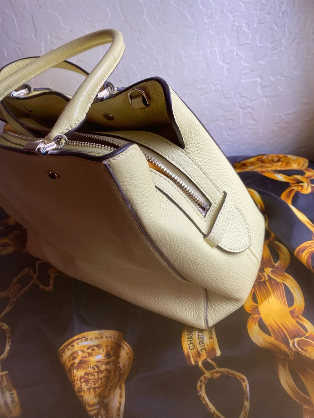 Yellow Leather Tote Bag - Kate♠️ Spade!